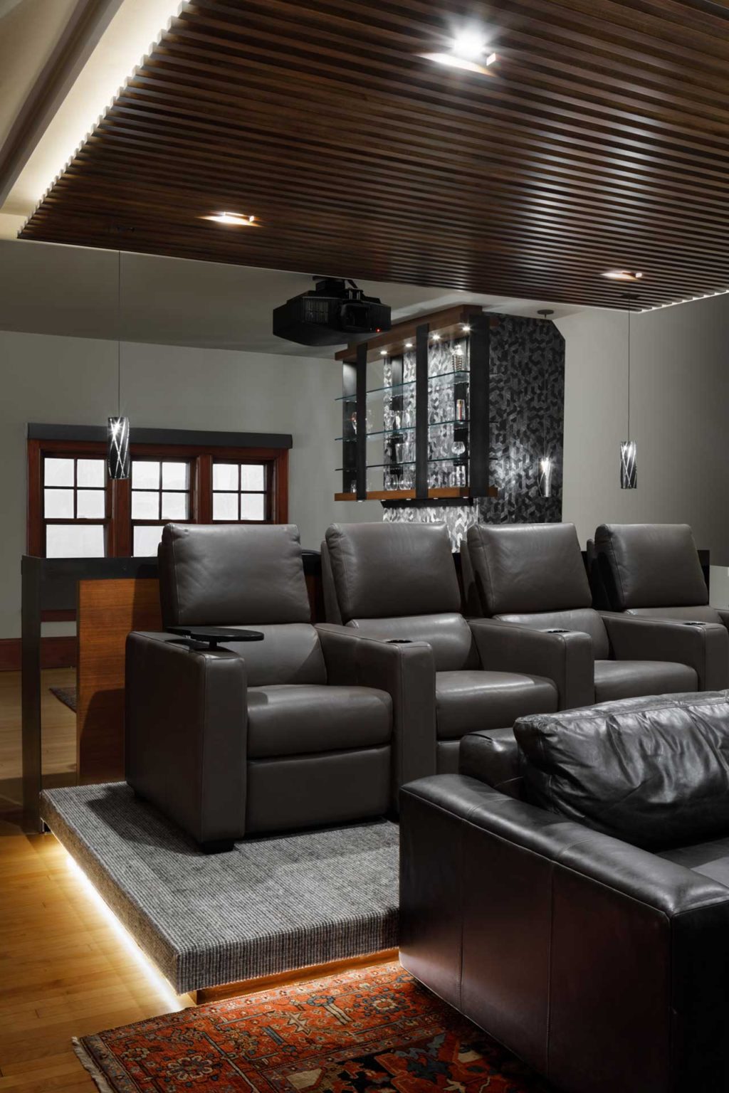 Seating in home theater