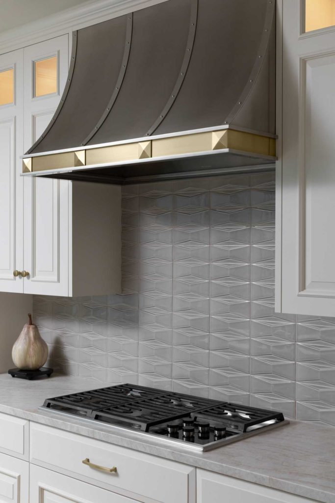Cook top with custom hood