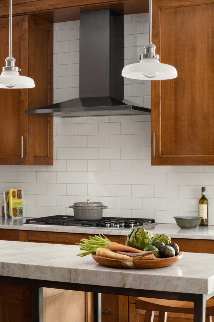 Kitchen cook top and hood