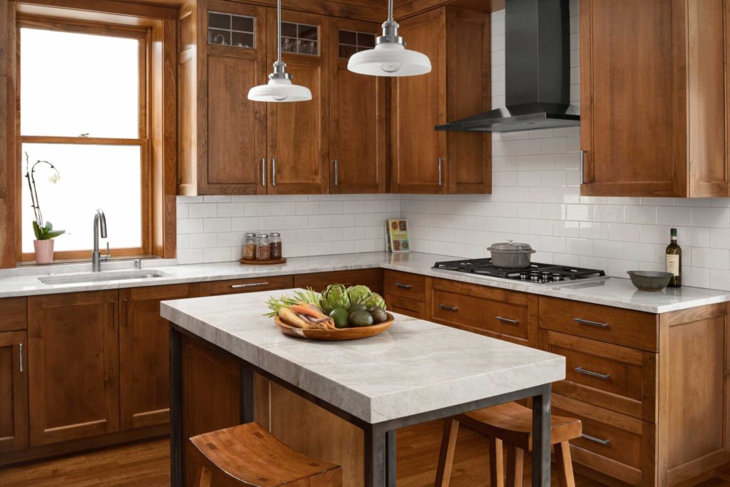 Kitchen with island